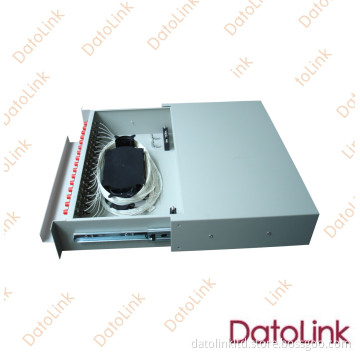 Fiber Optical Slidable Rack Mount Type Patch Panel with 48 Cores
